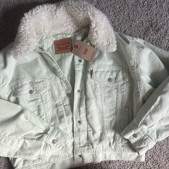 Levi's Mint Corduroy Sherp Jacket - Picture 4 of 4